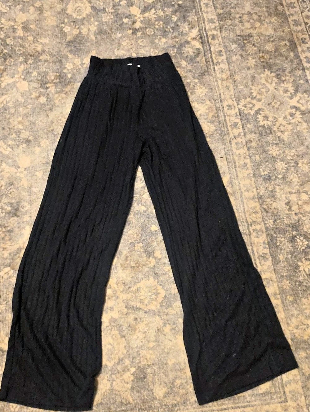 Abercrombie Black Wide Leg Pants Size XS